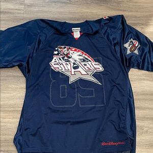 Disney Blue and Red Graphic Jersey